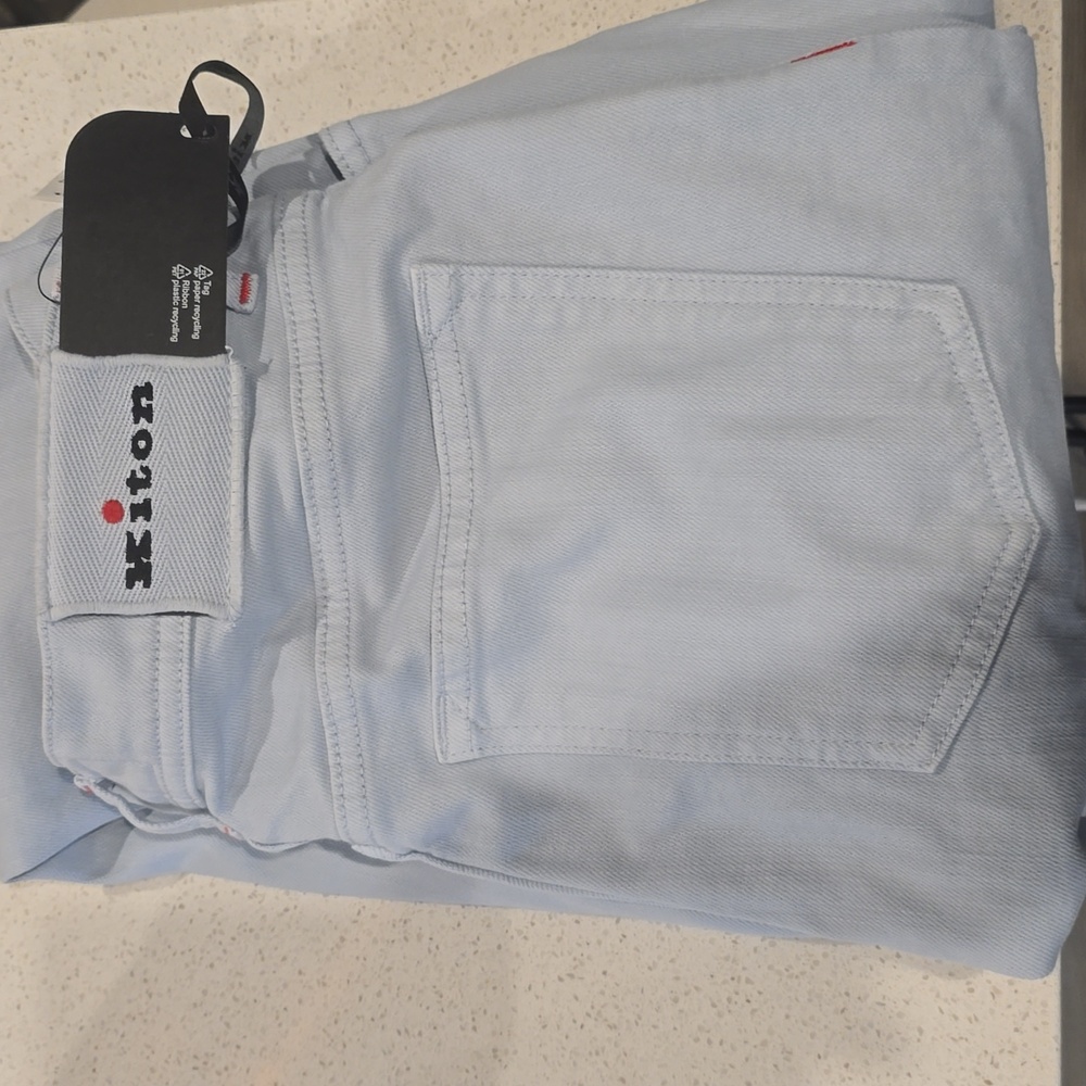 Designer Kiton Light Blue Men's Jeans
